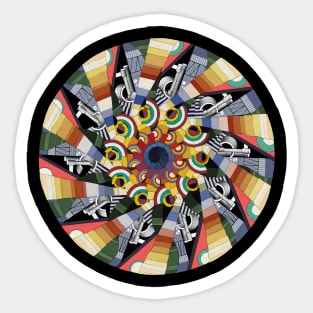 Mandala Fernand Leger Sticker